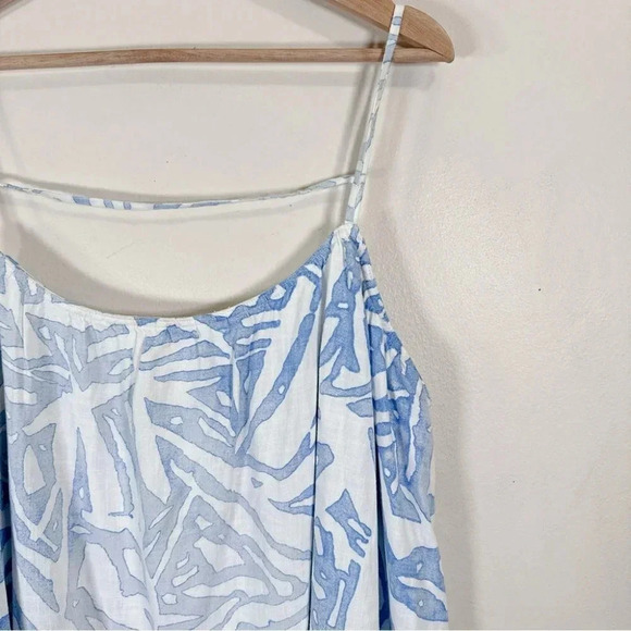 H&M Strappy Top White Blue Pattern - Picture 5 of 14